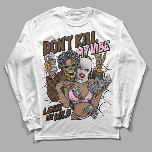 Jordan 11 Retro Neapolitan DopeSkill Long Sleeve T-Shirt Don't Kill My Vibe Graphic Streetwear 