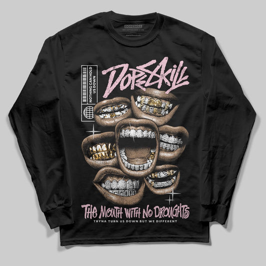 Jordan 5 OG “35th Anniversary” DopeSkill Long Sleeve T-Shirt The Mouth With No Droughts Graphic Streetwear - black