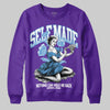 PURPLE Sneakers DopeSkill Sweatshirt Self Made Graphic Streetwear - Purple 