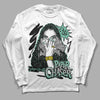 Jordan 3 "Green Glow" DopeSkill Long Sleeve T-Shirt NPC Graphic Streetwear - White 