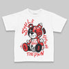 Jordan 13 Retro OG Chicago (2026) DopeSkill Toddler Kids T-shirt Smile Through The Pain Graphic Streetwear - White