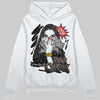 Jordan 9 'Olive' DopeSkill Hoodie Sweatshirt NPC Graphic Streetwear - White