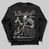 Jordan 4 Retro Cave Stone DopeSkill Long Sleeve T-Shirt Broken Bones Graphic Streetwear - Black