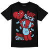 AJ 5 Raging Bull DopeSkill T-Shirt Love Sick Graphic