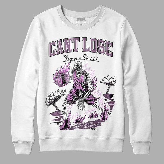 Jordan 2 “Mauve/Off-Noir” DopeSkill Sweatshirt Cant Lose Graphic Streetwear - White 