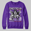 PURPLE Sneakers DopeSkill Sweatshirt Just Rich Graphic Streetwear - Purple