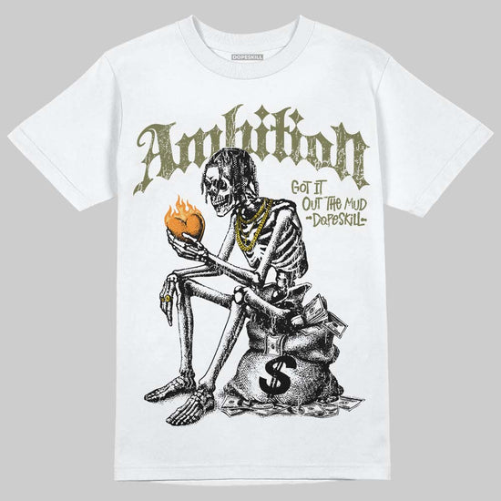 Olive Sneakers DopeSkill T-Shirt Ambition Graphic Streetwear - White