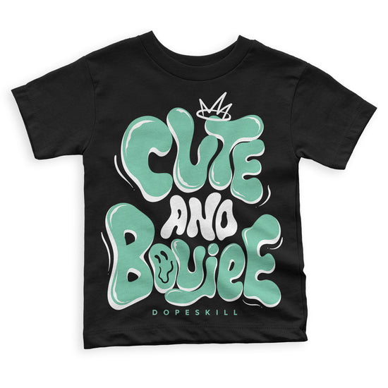 Jordan 3 "Green Glow" DopeSkill Toddler Kids T-shirt Cute and Boujee Graphic Streetwear - Black