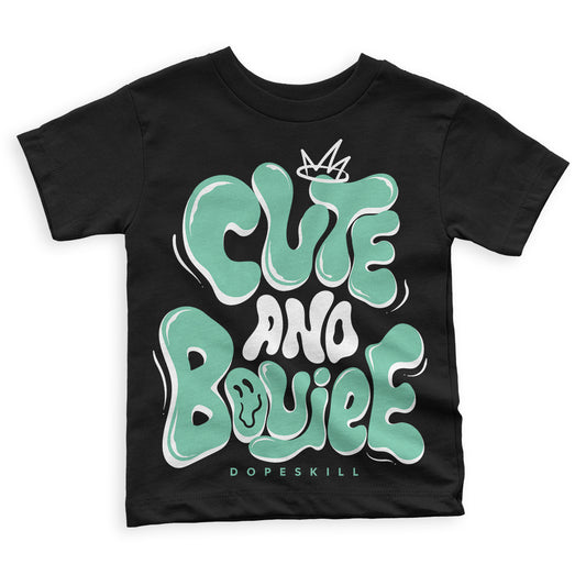 Jordan 3 "Green Glow" DopeSkill Toddler Kids T-shirt Cute and Boujee Graphic Streetwear - Black