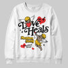 Yellow Sneakers DopeSkill Sweatshirt New Love Heals Graphic Streetwear - White