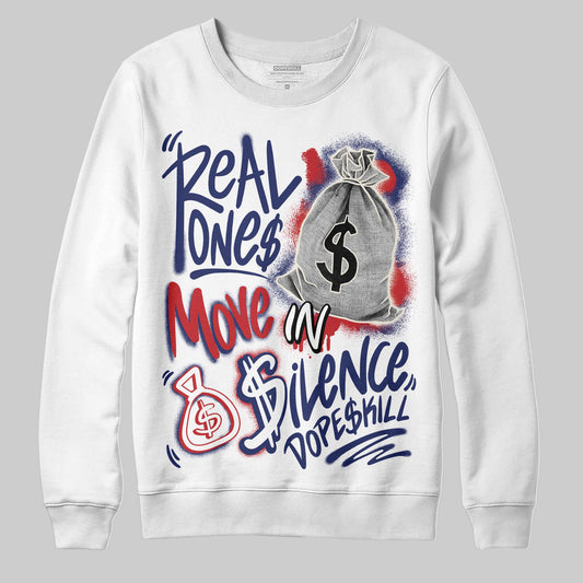 Jordan 11 “Rare Air” DopeSkill Sweatshirt Real Ones Move In Silence Graphic Streetwear