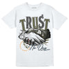 Jordan 5 "Olive" DopeSkill T-Shirt Trust No One Graphic Streetwear - White 