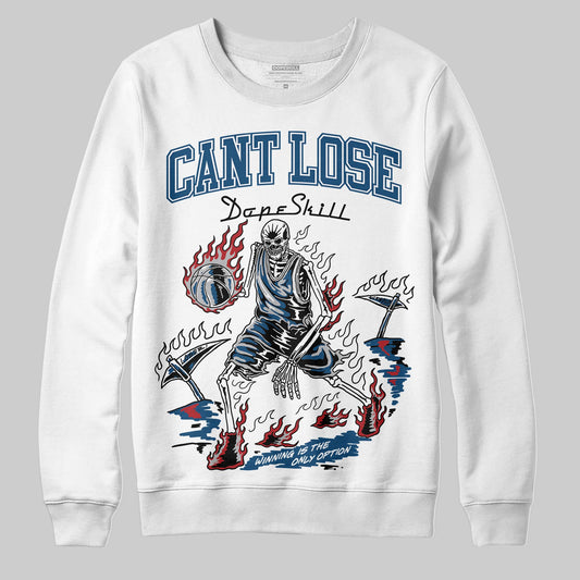 Jordan 12 Retro French Blue (2025) DopeSkill Sweatshirt Cant Lose Graphic Streetwear