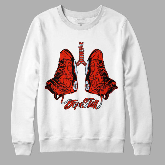 Jordan 6 Retro Toro Bravo DopeSkill Sweatshirt Breathe Graphic Streetwear - White