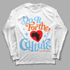 Dunk Low Futura University Blue DopeSkill Long Sleeve T-Shirt Do It For The Culture Graphic Streetwear - White