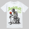Neon Green Sneakers DopeSkill T-Shirt Ambition Graphic Streetwear - White