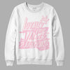 Dunk Low LX Pink Foam DopeSkill Sweatshirt LOVE Graphic Streetwear - White