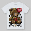 Jordan 4 Retro “Pizza” DopeSkill Toddler Kids T-shirt Broken Bear Graphic Streetwear - White
