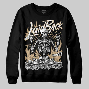 TAN Sneakers DopeSkill Sweatshirt Laid Back Graphic Streetwear - black