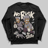 A Ma Maniére x Air Jordan 6 Retro “Smoky Mauve”⁠ DopeSkill Long Sleeve T-Shirt No Risk No Story Graphic Streetwear - Black