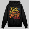 Yellow Sneakers DopeSkill Hoodie Sweatshirt F#ck Around And Find Out Graphic Streetwear - Black