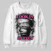 Pink Sneakers DopeSkill Sweatshirt Look In My Eyes Graphic Streetwear - White