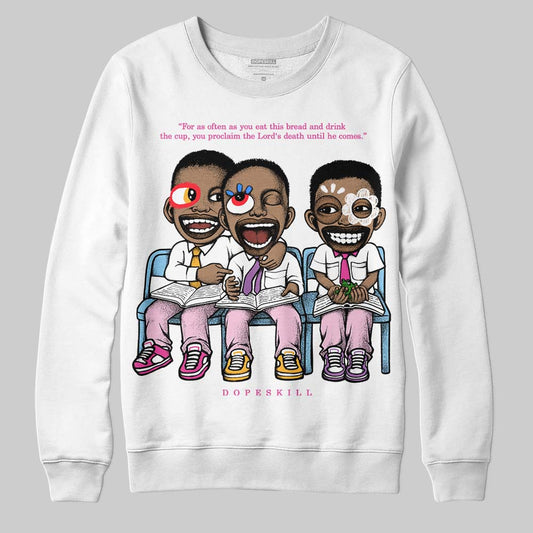 Jordan 6 “Doernbecher” DopeSkill Sweatshirt First Sunday Graphic Streetwear - White