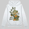Olive Sneakers DopeSkill Hoodie Sweatshirt Make Money Graphic Streetwear - White