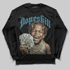Jordan 3 GS “We Outside” DopeSkill Long Sleeve T-Shirt Money Loves Me Graphic Streetwear - Black