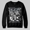 Jordan 5 Retro Wolf Grey (2026) DopeSkill Sweatshirt Distorted Realms Graphic Streetwear - Black