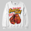 Red Sneakers DopeSkill Sweatshirt Fight For Right Graphic Streetwear - White