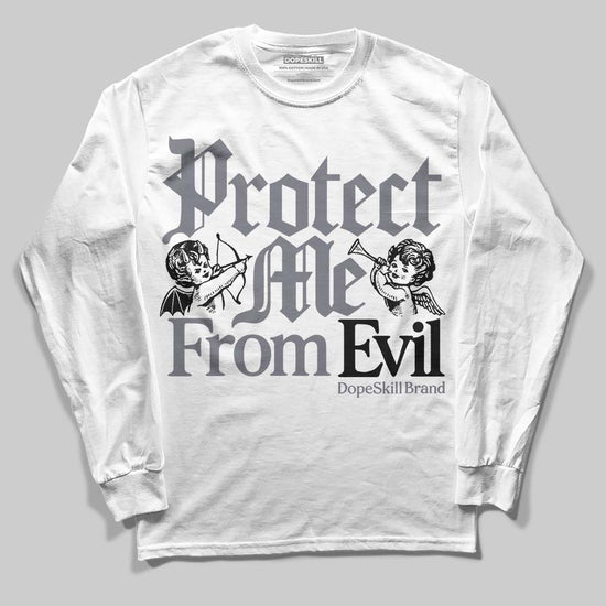 Jordan 11 Low CNY “Year of the Snake” DopeSkill Long Sleeve T-Shirt Protect Me From Evil Graphic Streetwear - White