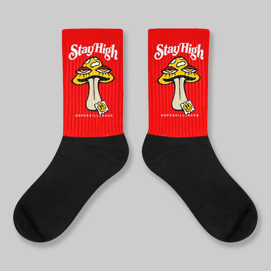 Red Collection DopeSkill Sublimated Socks Stay High Graphic