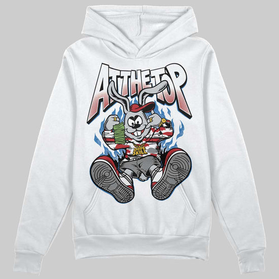 Jordan 8 Retro Bugs Bunny (2025) DopeSkill Hoodie Sweatshirt At The Top Graphic Streetwear - White 