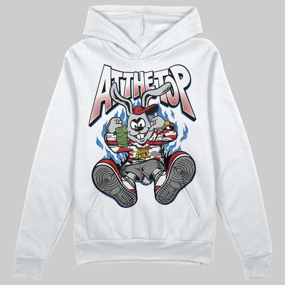 Jordan 8 Retro Bugs Bunny (2025) DopeSkill Hoodie Sweatshirt At The Top Graphic Streetwear - White 