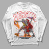 Red Sneakers DopeSkill Long Sleeve T-Shirt VERSUS Graphic Streetwear - White