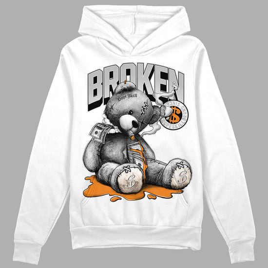 Dunk Low Cool Grey DopeSkill Hoodie Sweatshirt Sick Bear Graphic Streetwear - White