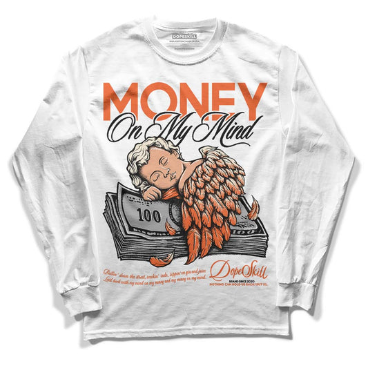 Jordan 3 Georgia Peach DopeSkill Long Sleeve T-Shirt MOMM Graphic Streetwear - WHite