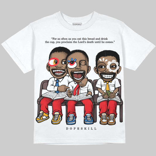 Red Sneakers DopeSkill Oversize Print T-Shirt First Sunday Graphic Streetwear