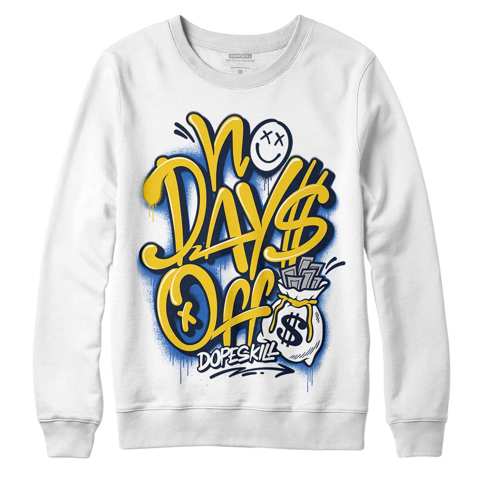 Dunk Low Vintage “Michigan” DopeSkill Sweatshirt No Days Off Graphic Streetwear - White