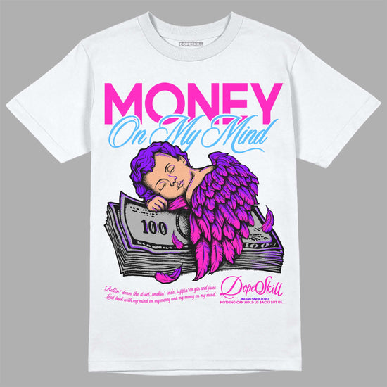 Dunk Low GS “Active Fuchsia” DopeSkill T-Shirt MOMM Graphic Streetwear - White