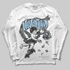 Jordan 5 Retro Wolf Grey (2026) DopeSkill Long Sleeve T-Shirt Nevermind Graphic Streetwear - White
