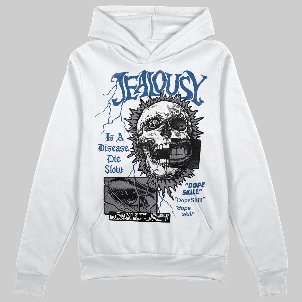 Jordan 9 Retro 'Flint Grey' 2026 DopeSkill Hoodie Sweatshirt Jealousy Graphic Streetwear - White