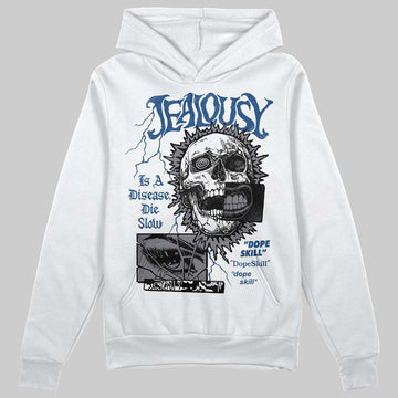 Jordan 9 Retro 'Flint Grey' 2026 DopeSkill Hoodie Sweatshirt Jealousy Graphic Streetwear - White