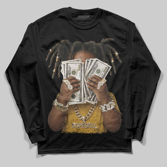 Jordan 5 'Tokyo' DopeSkill Long Sleeve T-Shirt Rich Youth Graphic Streetwear - Black