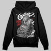 Grey Sneakers DopeSkill Hoodie Grind Pray Graphic Streetwear - Black