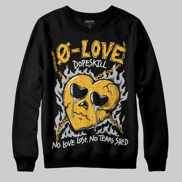 Jordan 5 'Tokyo' DopeSkill Sweatshirt Crying Heart Graphic Streetwear - Black
