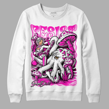 Dunk Low GS “Active Fuchsia” DopeSkill Sweatshirt Resist Graphic Streetwear - White