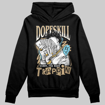 Jordan 11 City Pack “H-Town” DopeSkill Hoodie Sweatshirt Sorry I've Been Trappin Graphic Streetwear - Black