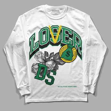 Green Sneakers DopeSkill Long Sleeve T-Shirt Loser Lover Graphic Streetwear - White 